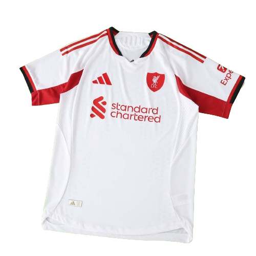Camisola Alternativa Liverpool 25/26 Adidas - Branca 1