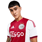 Camisola Principal Ajax 25/26 Adidas - Vermelha/Branca 3