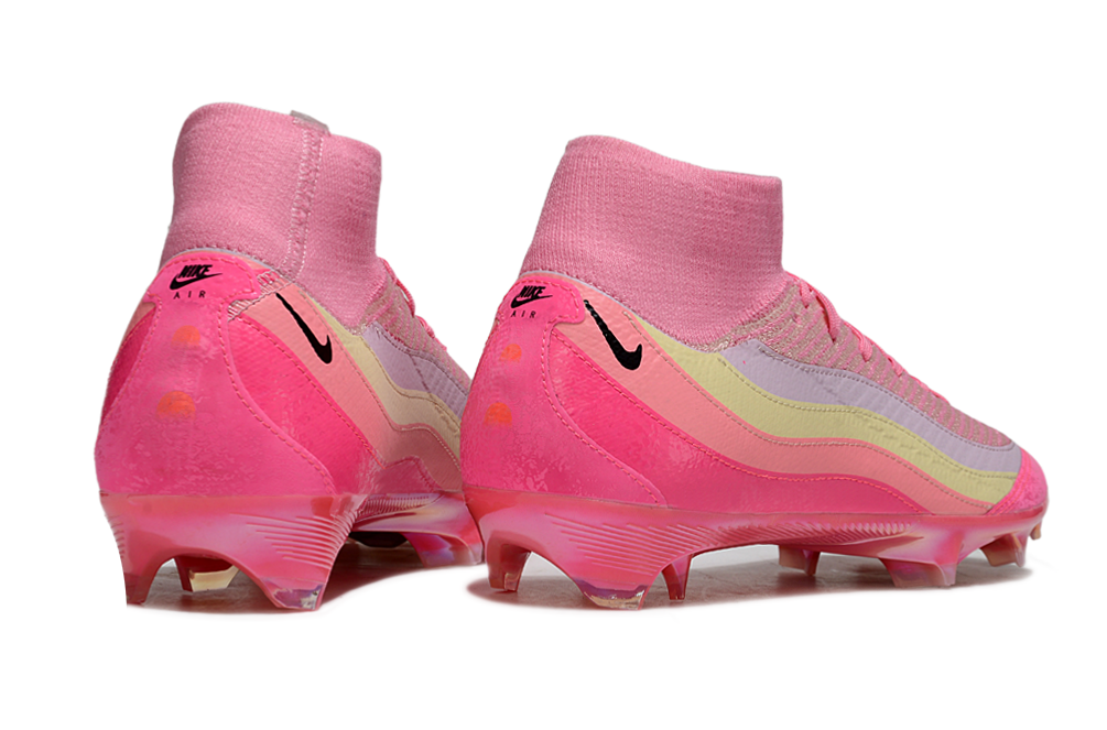 Chuteira Nike Mercurial AirMax 95 Elite FG  - Rosa 5