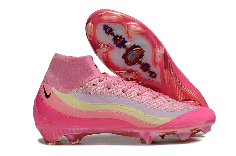 Chuteira Nike Mercurial AirMax 95 Elite FG  - Rosa 1