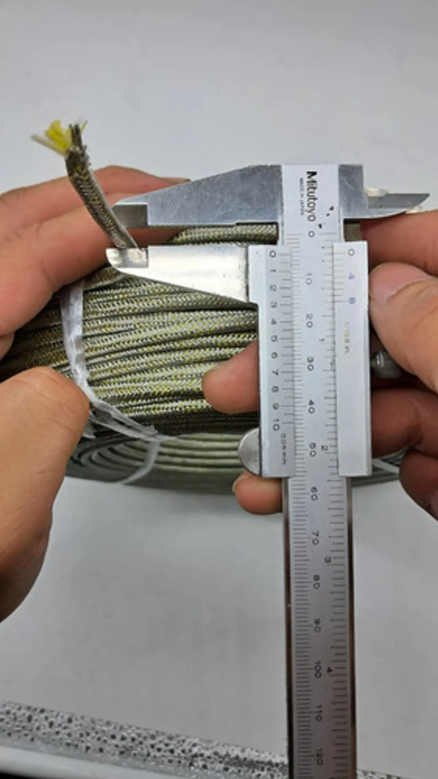 50 Meters Type K Thermocouple Cable with Fiber and Mesh, 20 Gauge 4