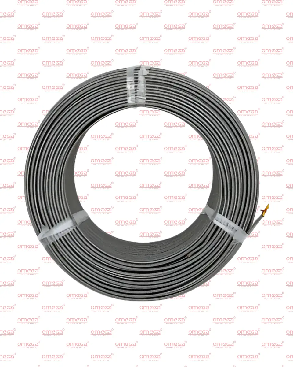 Cable Termopar Tipo K 100 m con Fibra y Malla 1