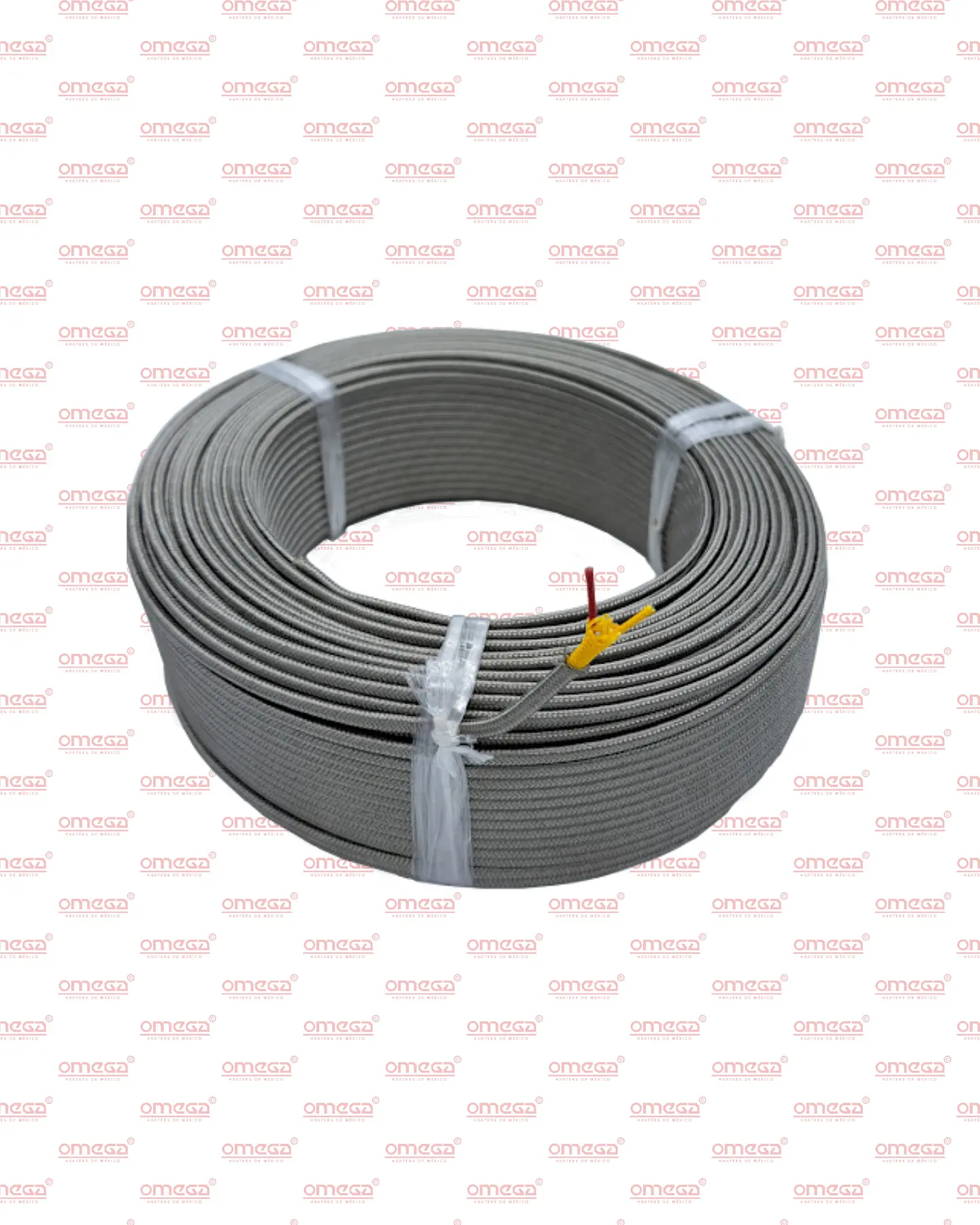 Cable Termopar Tipo K 100 m con Fibra y Malla 3