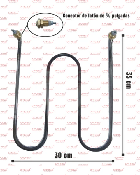 Resistencia Tubular para Baño María Tipo W | 2000 W | 120V