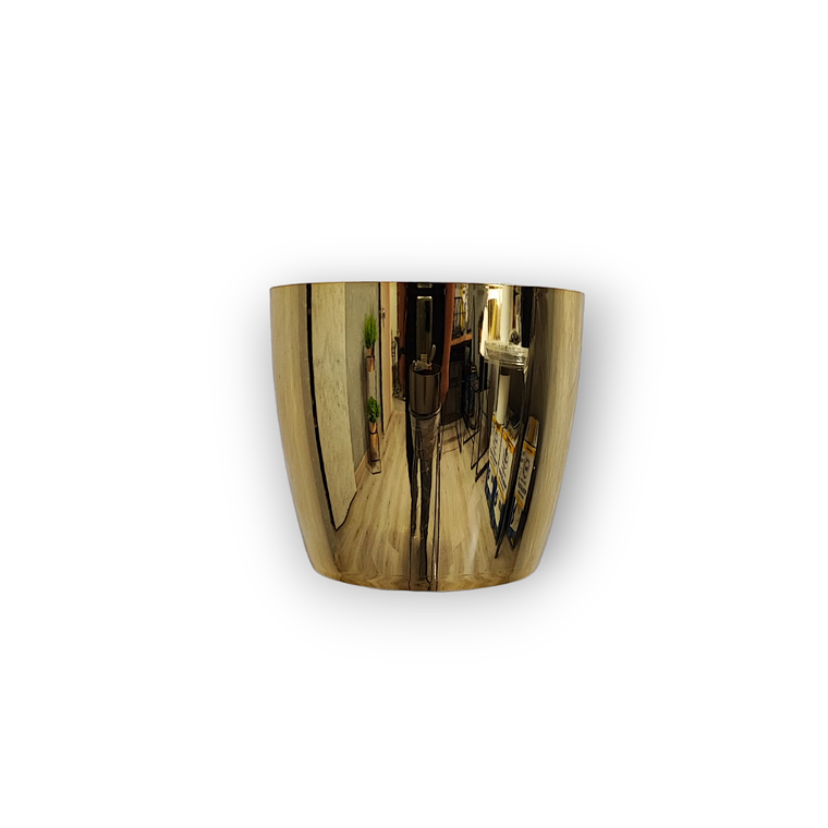 Matero Plástico Metalizado 17 cm 10