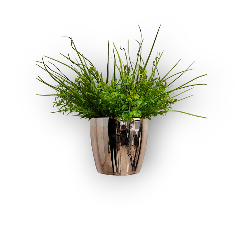 Matero Plástico Metalizado 17 cm 1