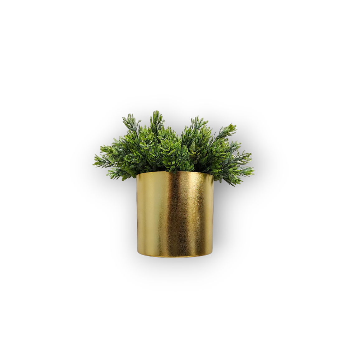 Matero Plástico Cilindro Metalizado de 21 cm 7