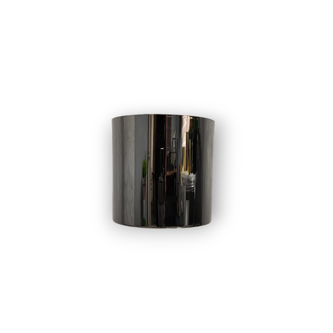 Matero Plástico Cilindro Metalizado de 21 cm 6