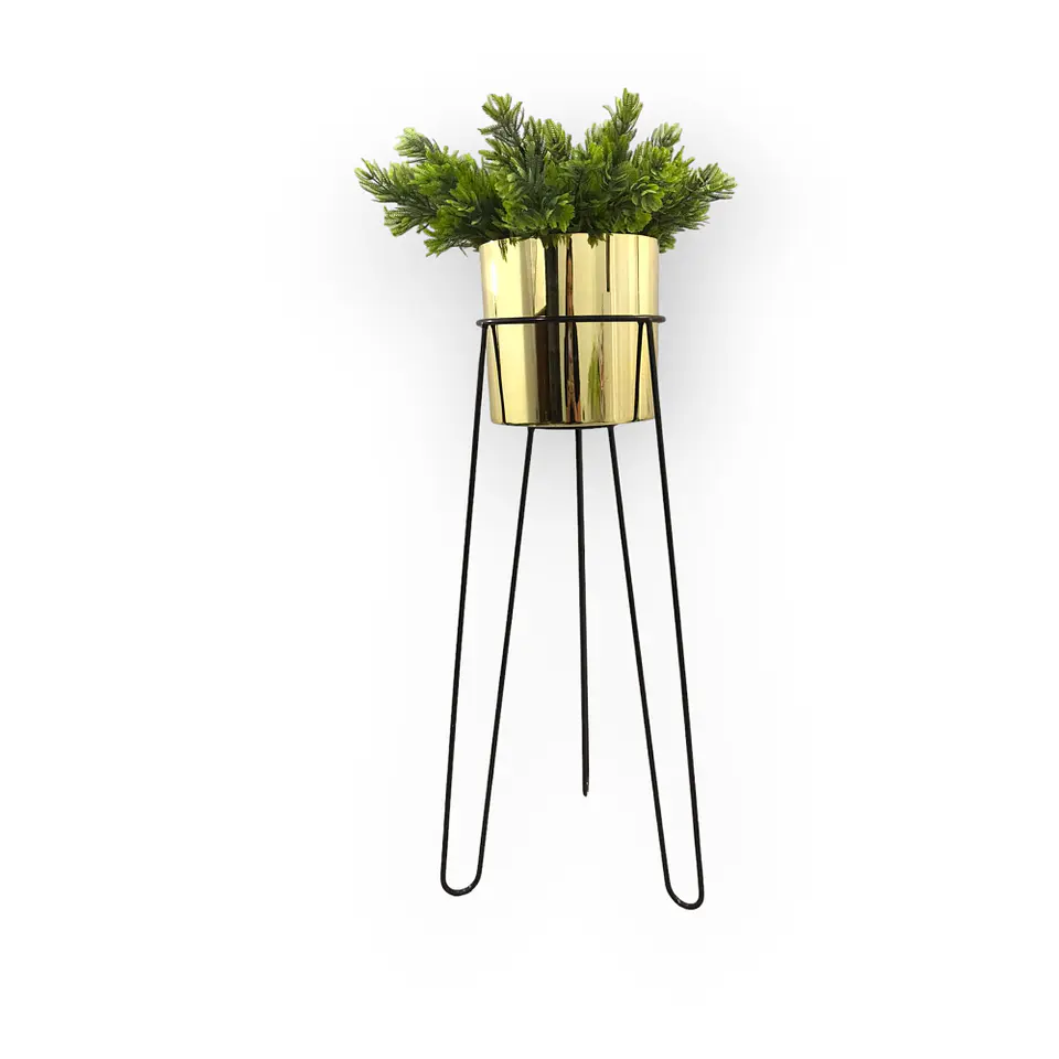 Base Draco 70 cm Con Matero Cilindro Metalizado 2