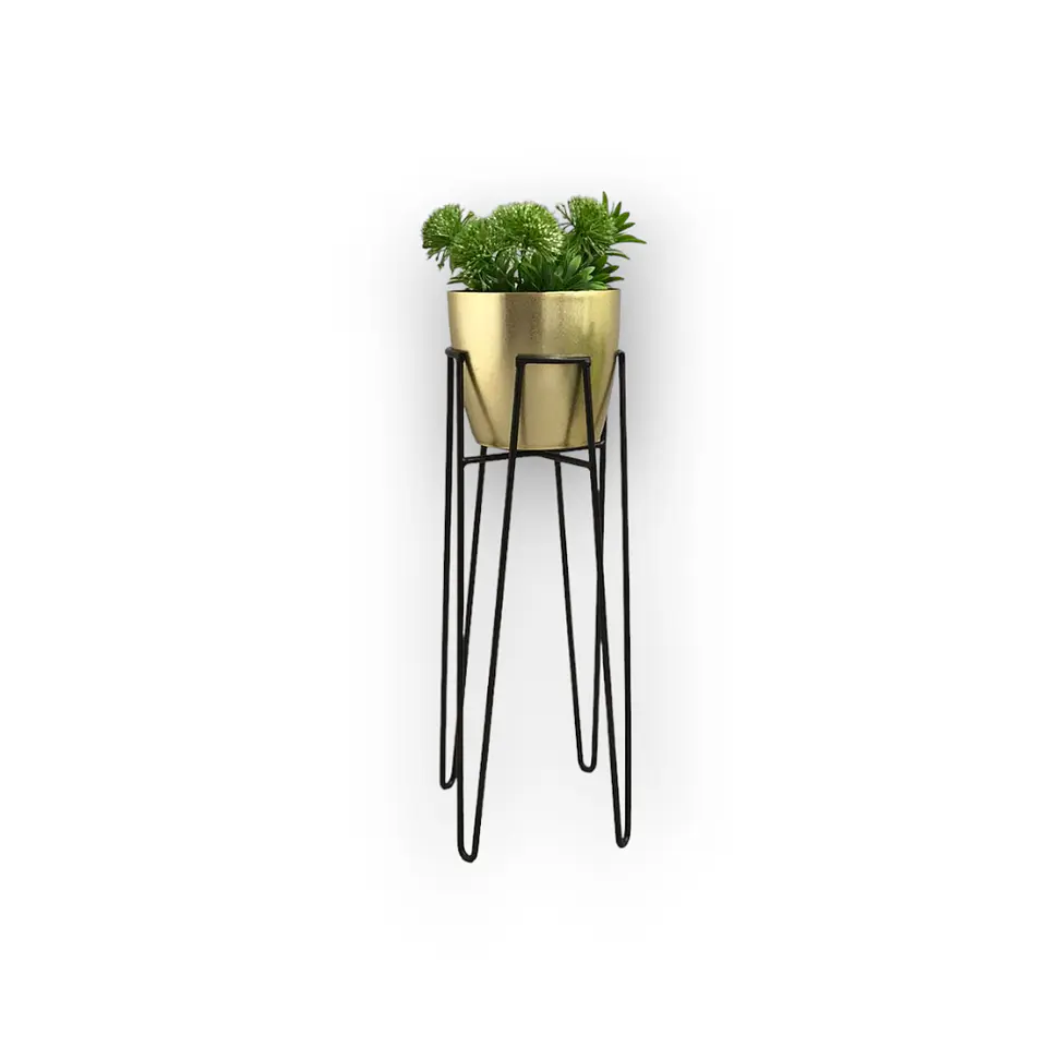 Base Izar 50 cm Con Matero Metalizado 1