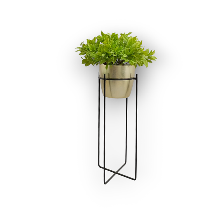 Base Celeste 50cm Con Matero Metalizado 2