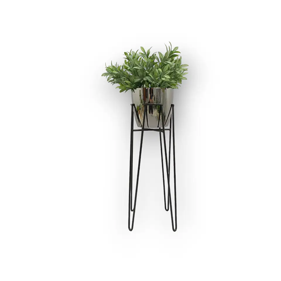 Base Izar 50 cm Con Matero Metalizado 5