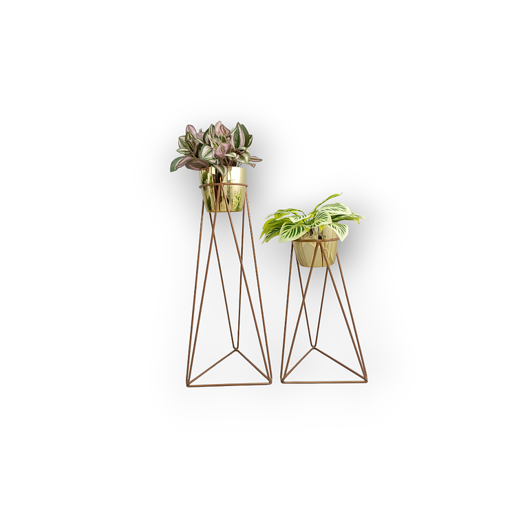 Set Acamar Cobre Con Matero Metalizado  2