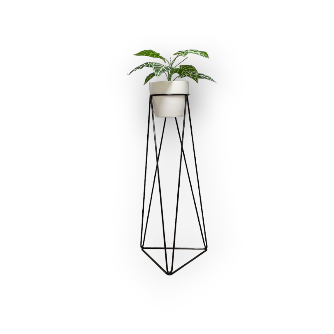 Soporte para Plantas Acamar 70 cm - Diseño Geométrico Minimalista (Incluye Matera) 3