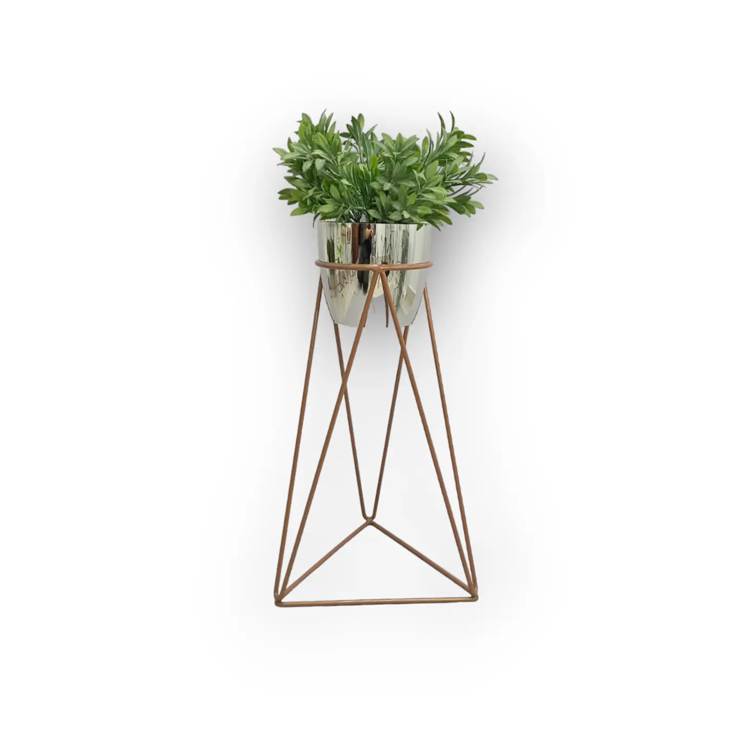 Base Acamar Cobre de 50cm Con Matero Metalizado  3