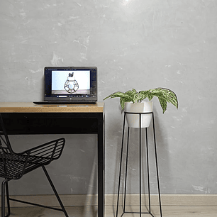 Base Cetus 70 cm con Matero Plástico