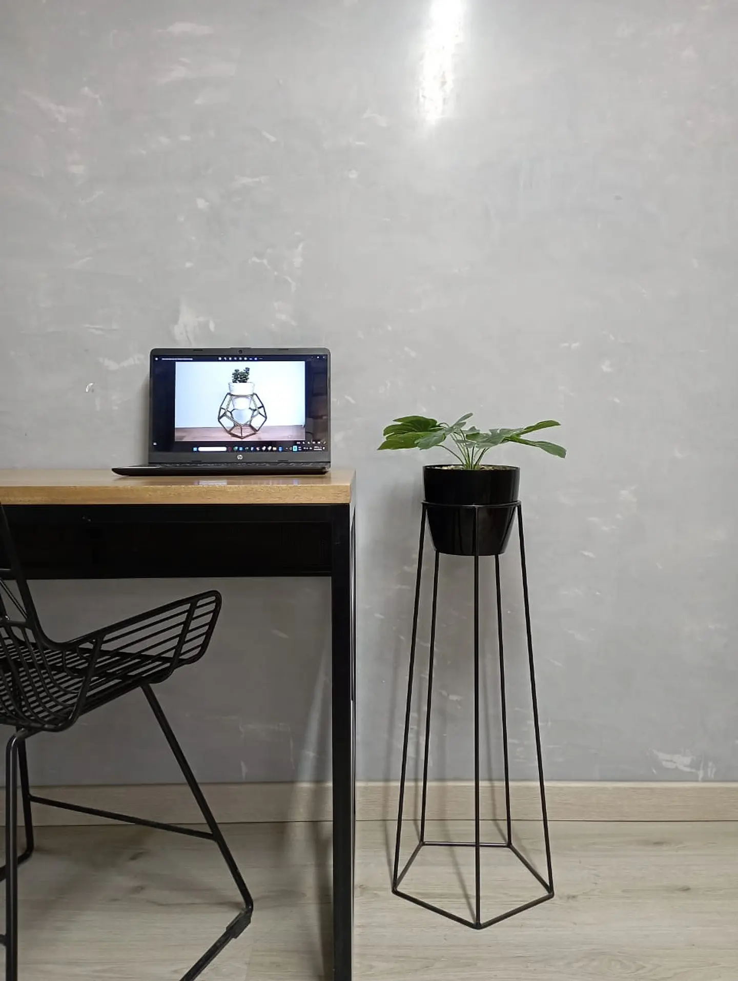 Soporte para Plantas Cetus 70 cm - Estilo Moderno y Minimalista (Incluye Matera) 3