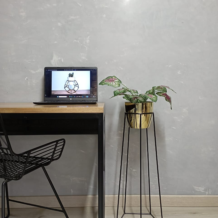 Base Cetus 70cm Con Matero Metalizado 2