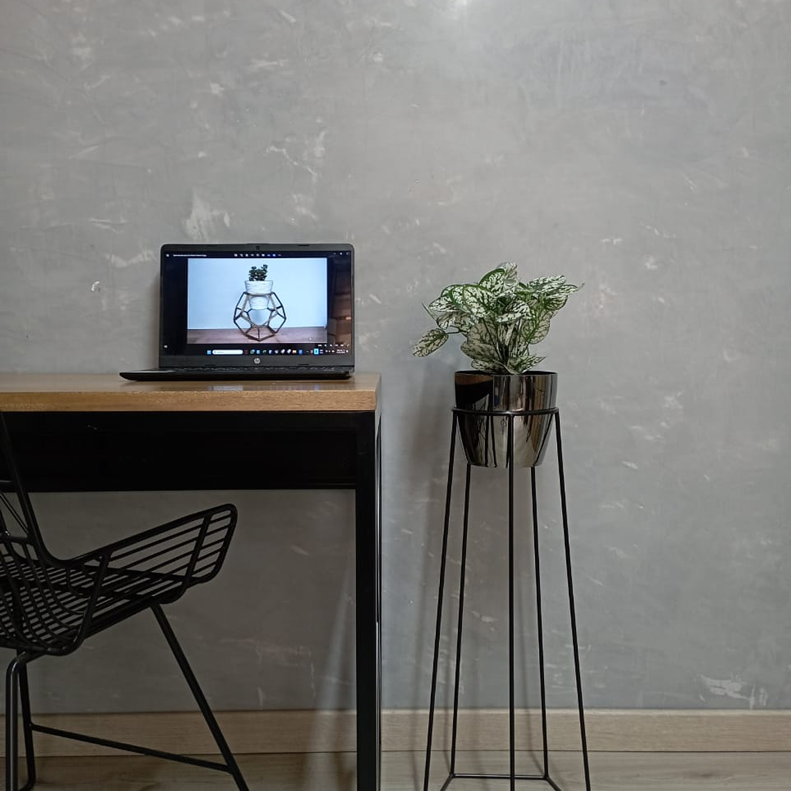 Base Cetus 70cm Con Matero Metalizado 3