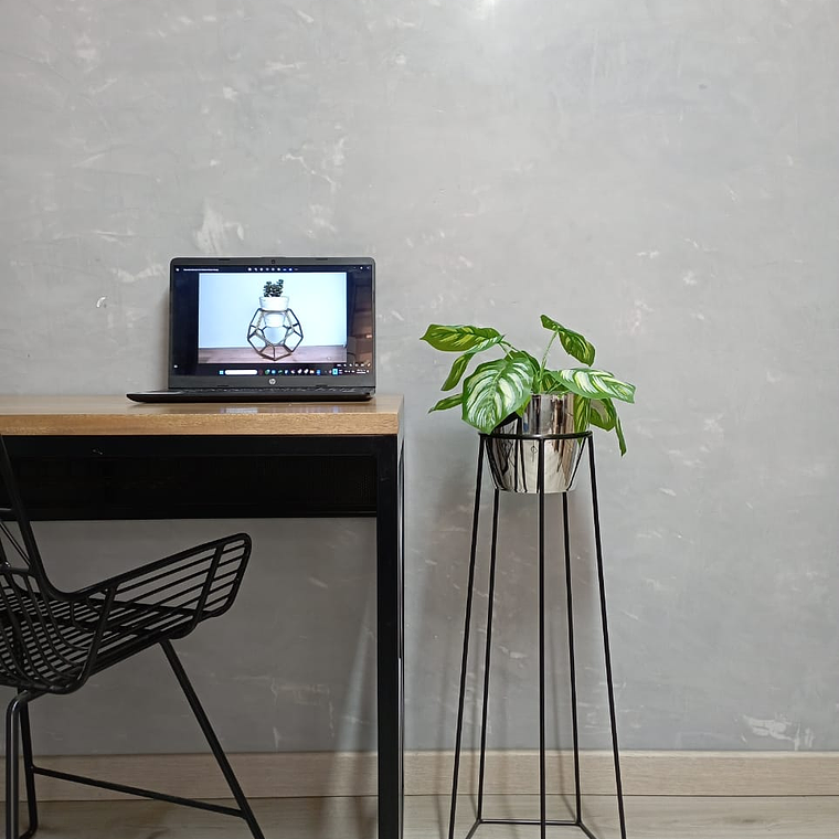 Base Cetus 70cm Con Matero Metalizado 4