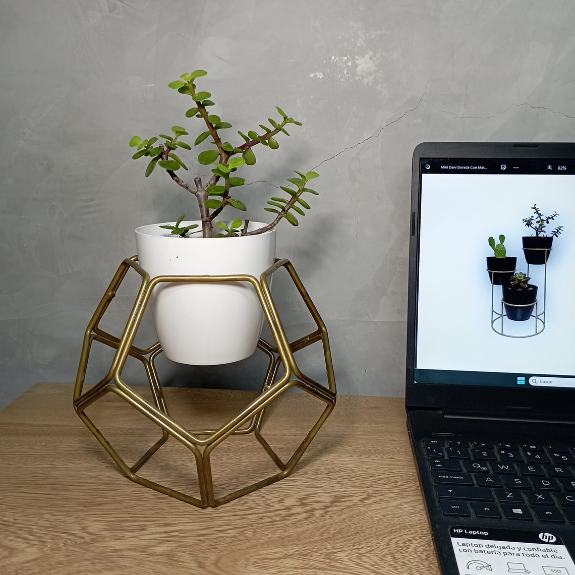 Soporte Mini Balon con matero plastico 3