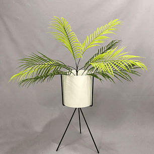 Base Diorita 50 cm Con Matero Plástico