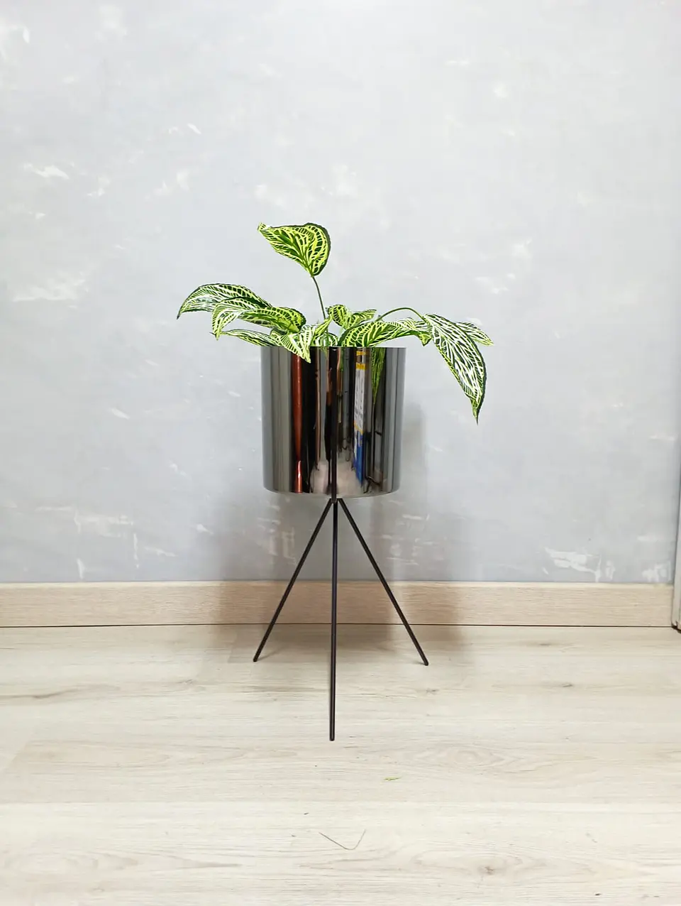 Base Diorita 50 cm Con Matero Metalizado 2