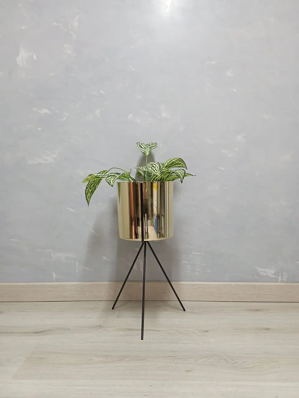 Base Diorita 50 cm Con Matero Metalizado 3