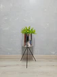 Base Diorita 50 cm Con Matero Metalizado - Miniatura 4