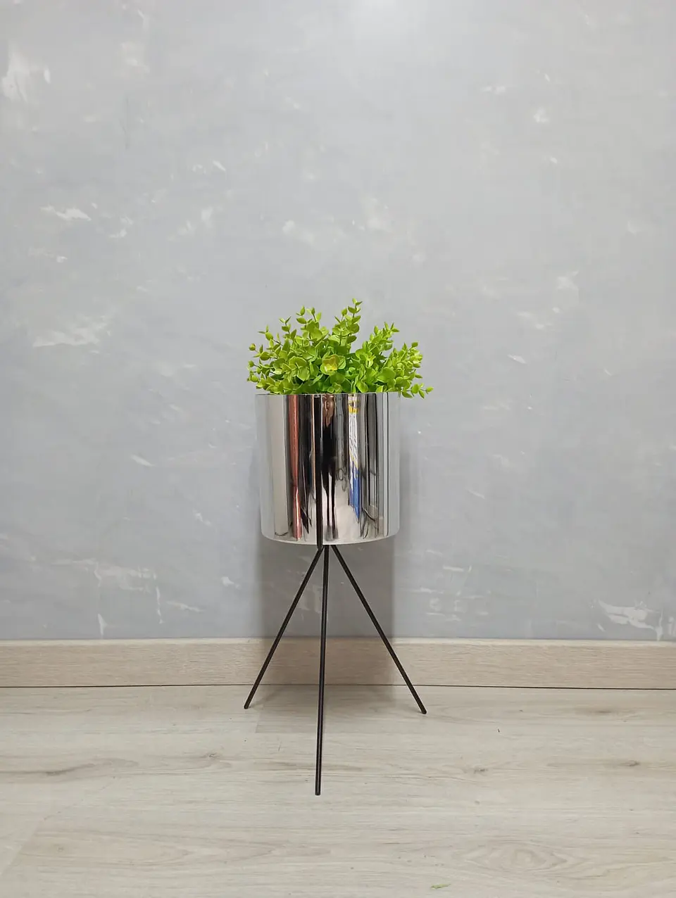Base Diorita 50 cm Con Matero Metalizado 4