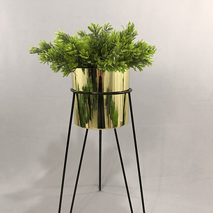 Base Draco 50 cm Con Matero Metalizado