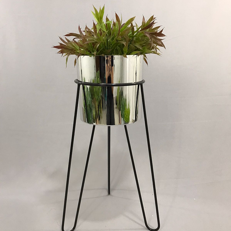 Base Draco 50 cm Con Matero Metalizado 4