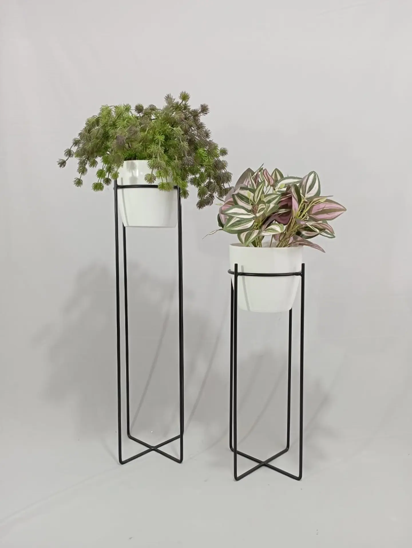 Set Base Celeste Con Matero Plástico 1