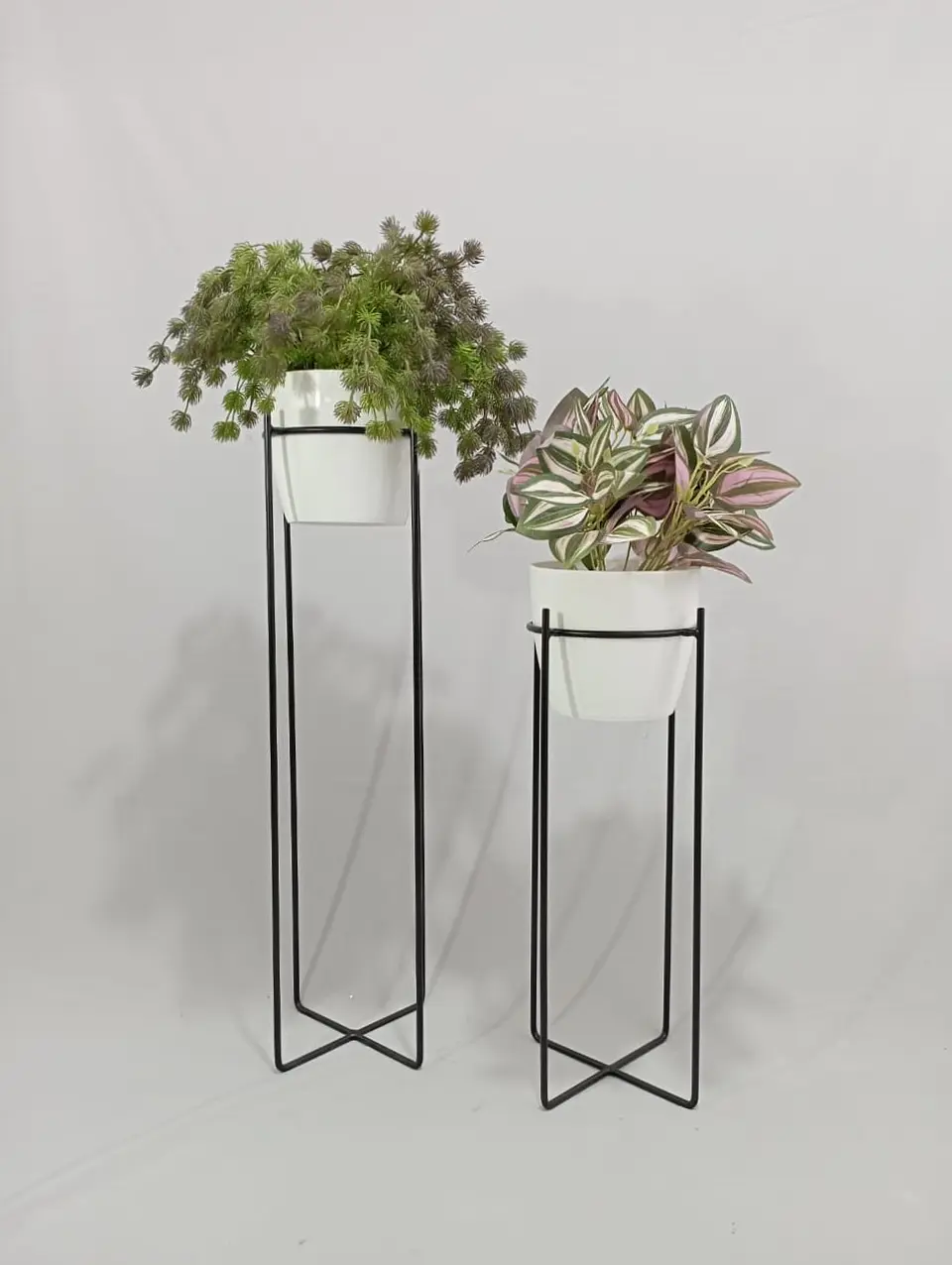 Set Base Celeste Con Matero Plástico 1
