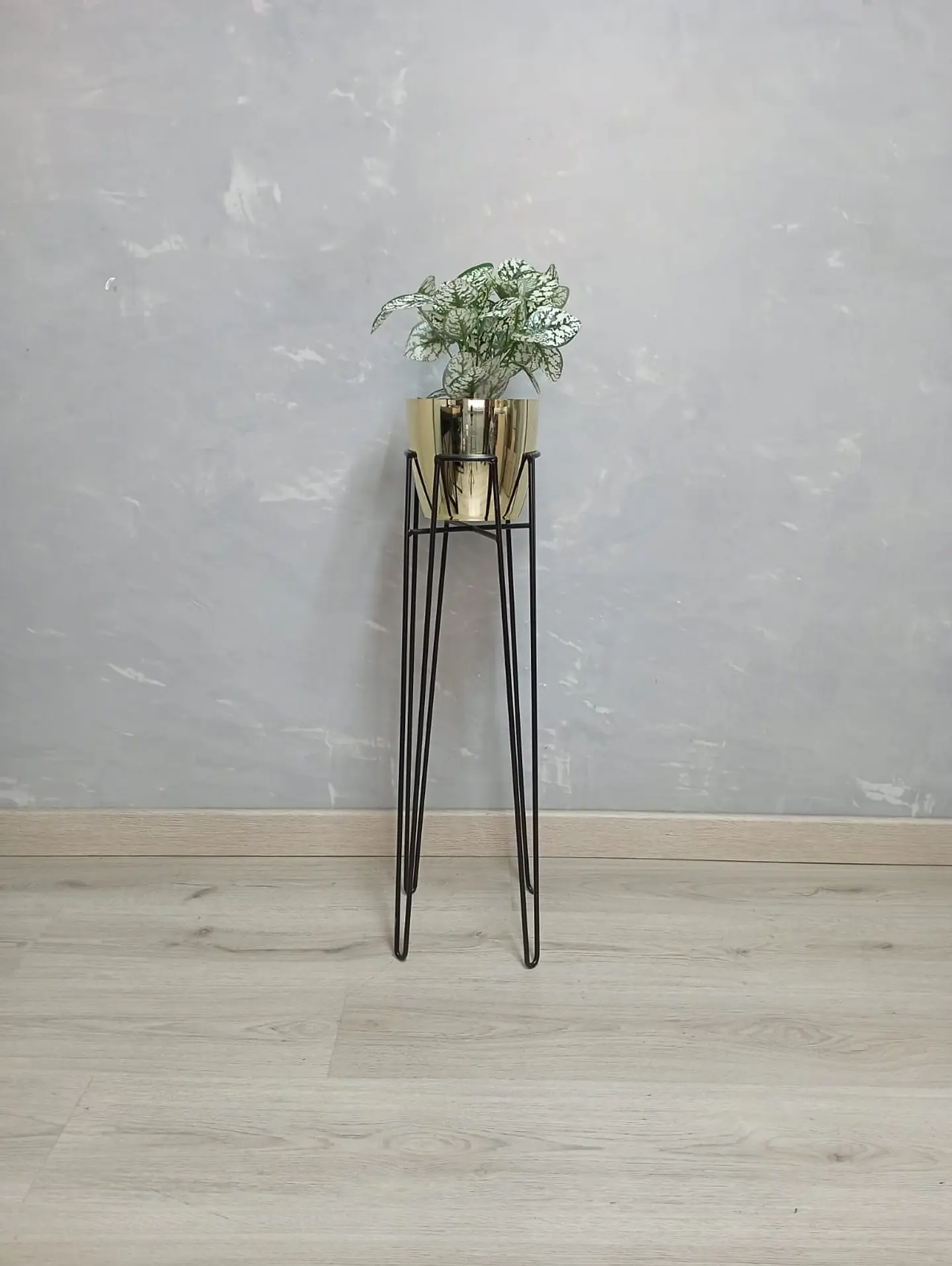 Base Izar 70 cm Con Matero Metalizado 1