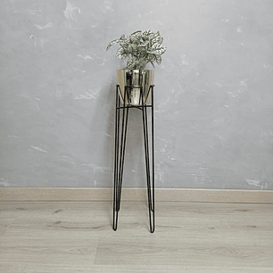 Base Izar 70 cm Con Matero Metalizado