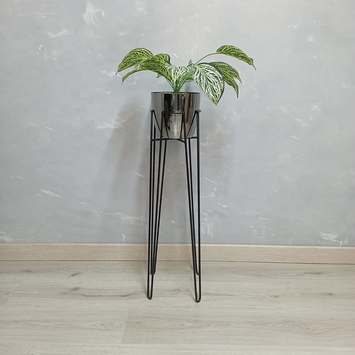 Base Izar 70 cm Con Matero Metalizado 2