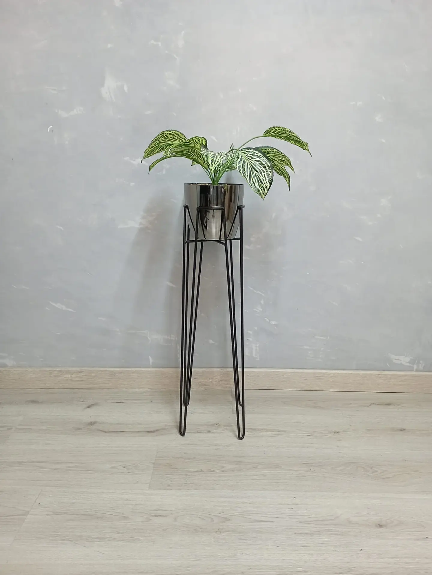 Base Izar 70 cm Con Matero Metalizado 2