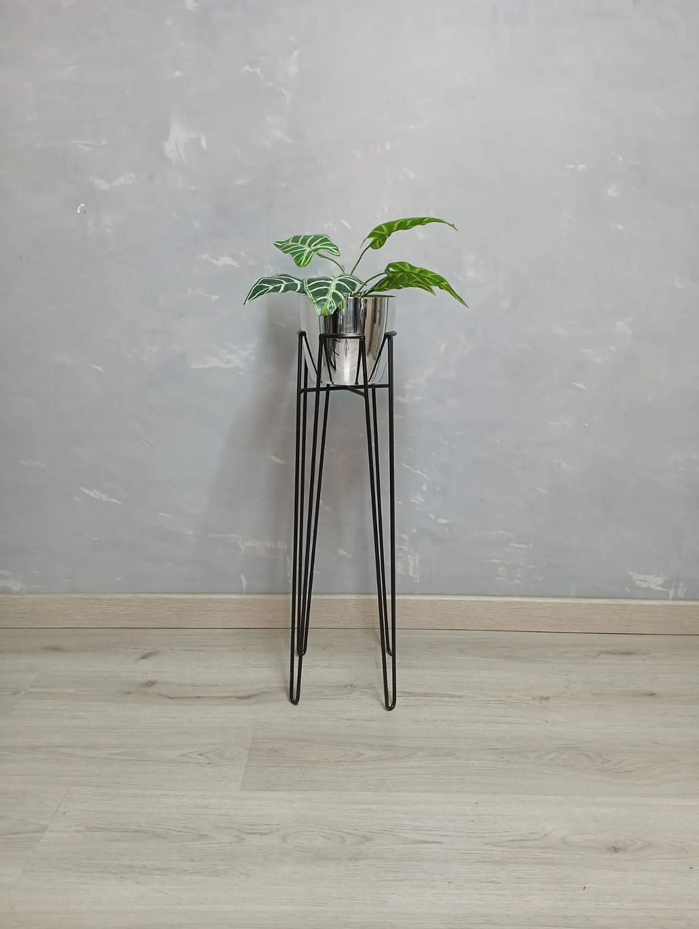 Base Izar 70 cm Con Matero Metalizado 4