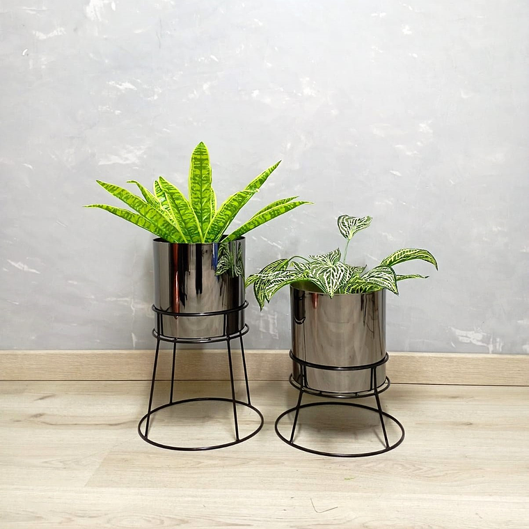 Set Ros Con Matero Metalizado  2