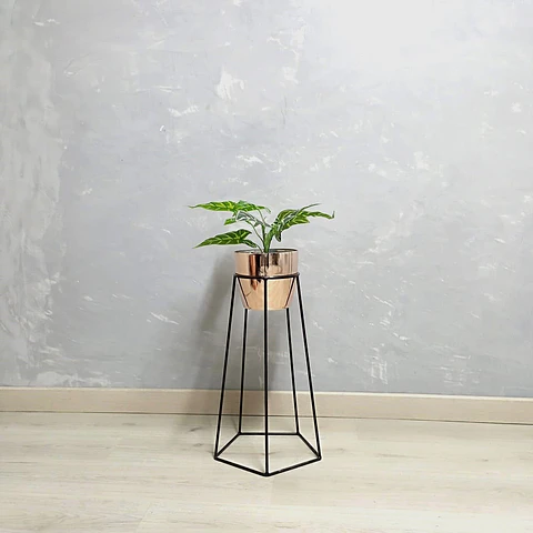 Base Cetus 50 cm Con Matero Metalizado