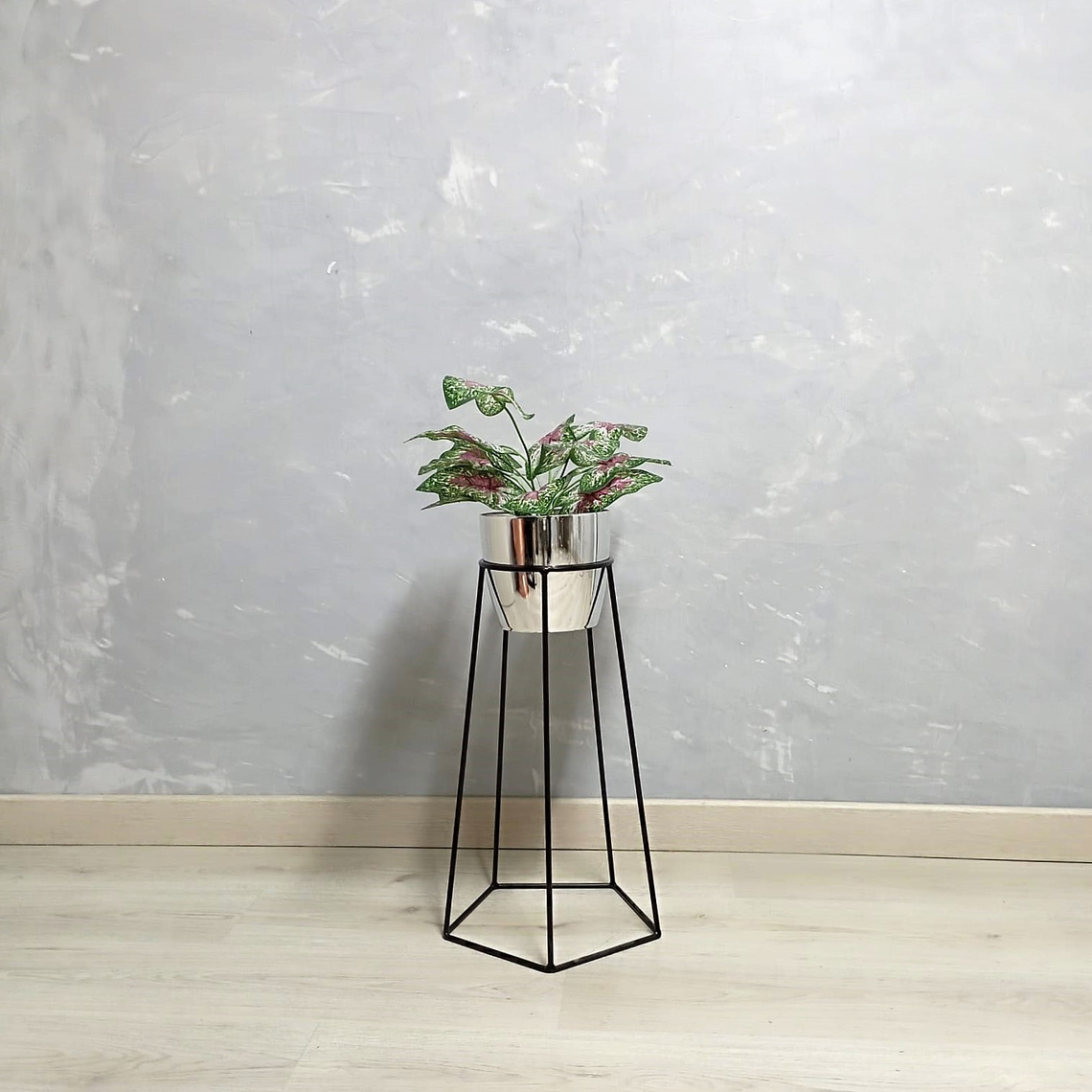 Base Cetus 50 cm Con Matero Metalizado 4