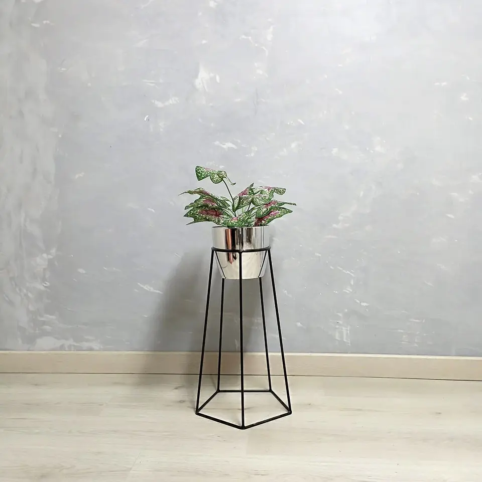 Base Cetus 50 cm Con Matero Metalizado 4