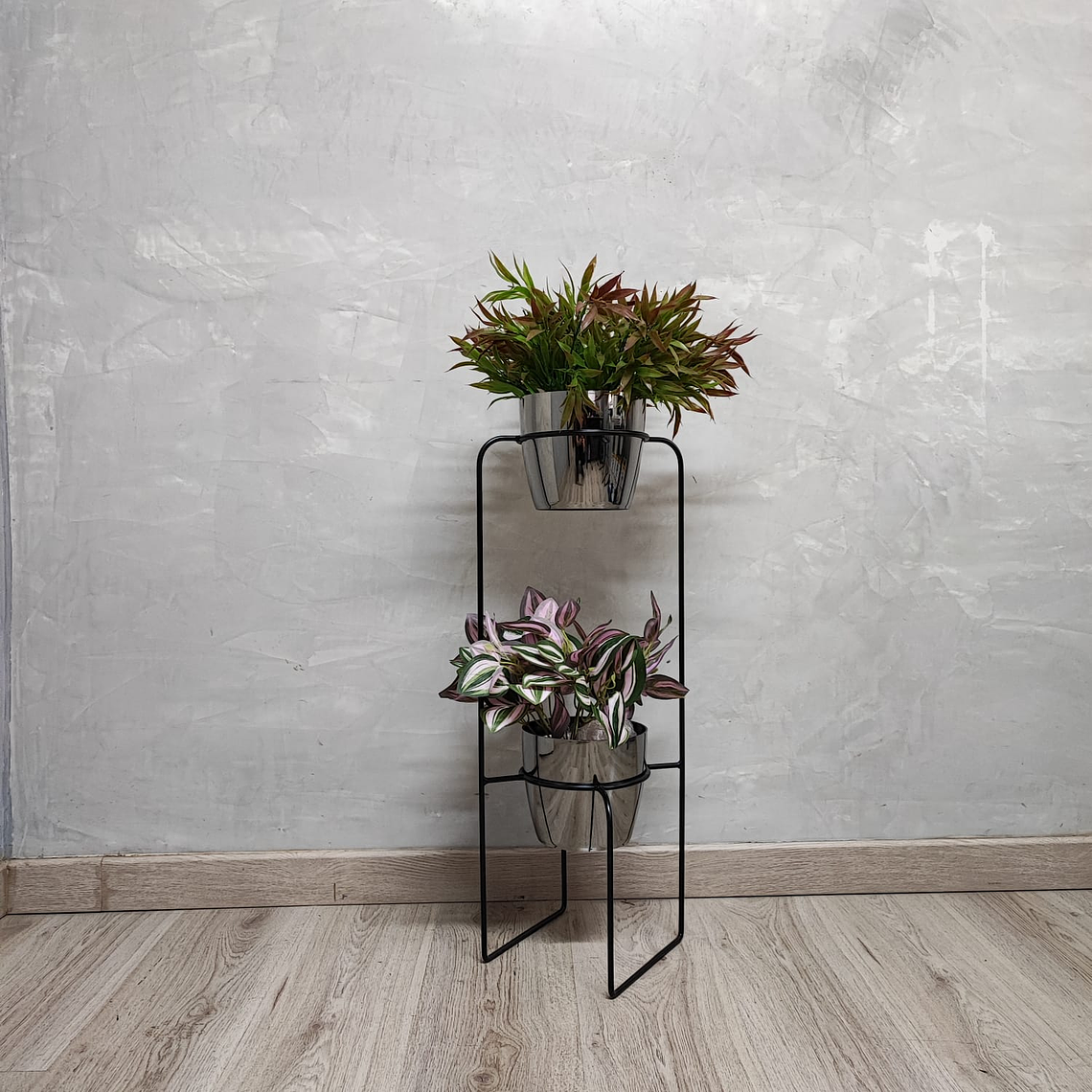 Base Baham con Materos plásticos 6