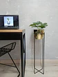 Base Celeste 70cm Con Matero Metalizado - Miniatura 2