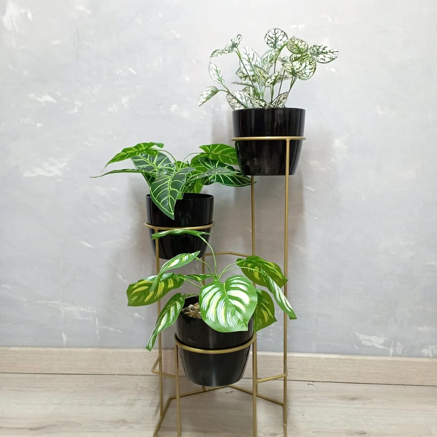 Base Dumar con 3 Materos Plásticos 8