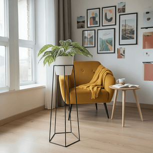 Soporte para Plantas Cetus 70 cm - Estilo Moderno y Minimalista (Incluye Matera)