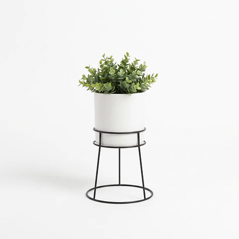 Soporte para Plantas Ros – Base Metálica con Matero | OMG Design