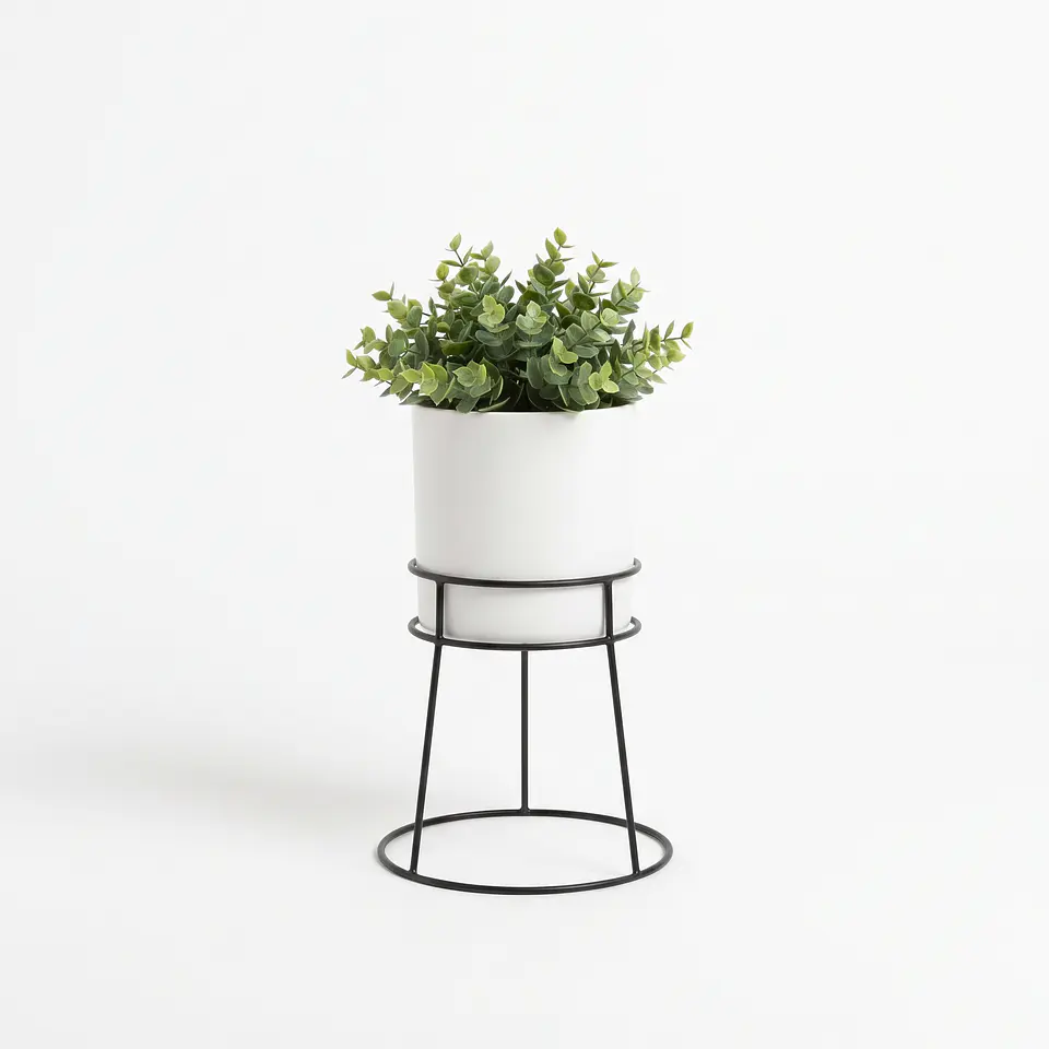 Soporte para Plantas Ros – Base Metálica con Matero | OMG Design 1