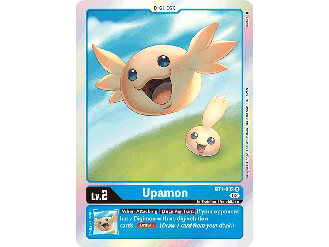 [BT1-003] [Upamon] [Digi-Egg] [Rare] [Normal Art] [Foil] 1